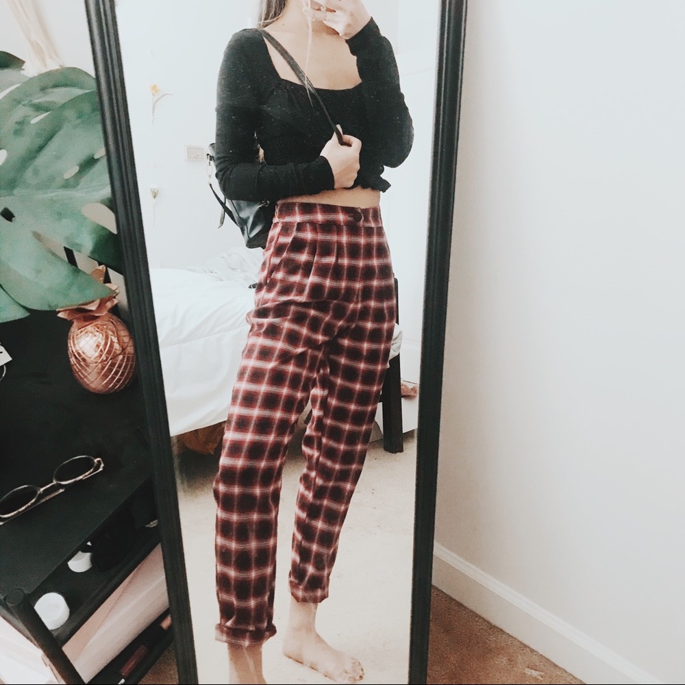URBAN RENEWAL PLAID PANTS